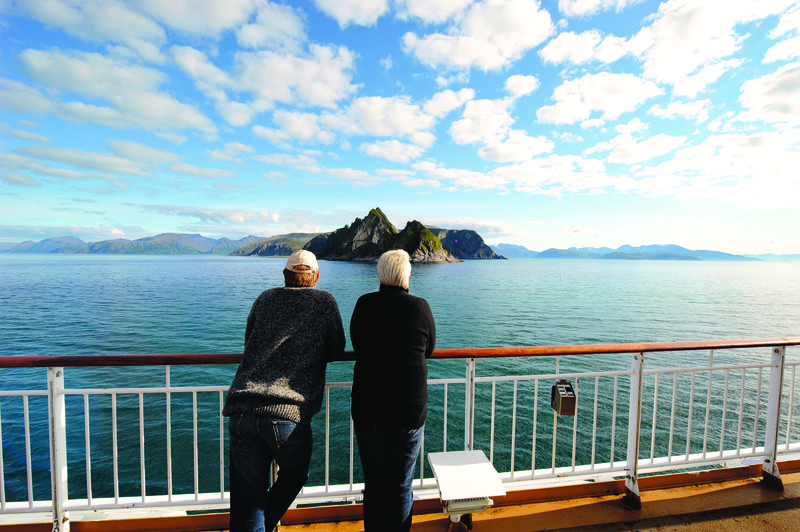 Geniet van het altijd veranderende uitzicht © Hurtigruten