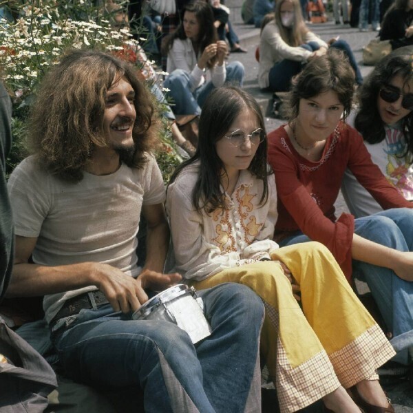 Op de Dam, 1973 Foto Nationaal Archief / Anefo