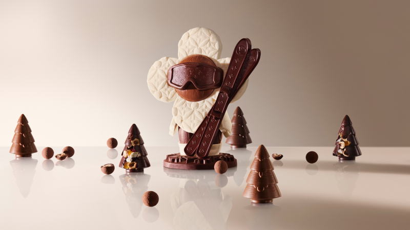 Louis Vuitton Vivienne Ski en Chocolate Christmas Trees