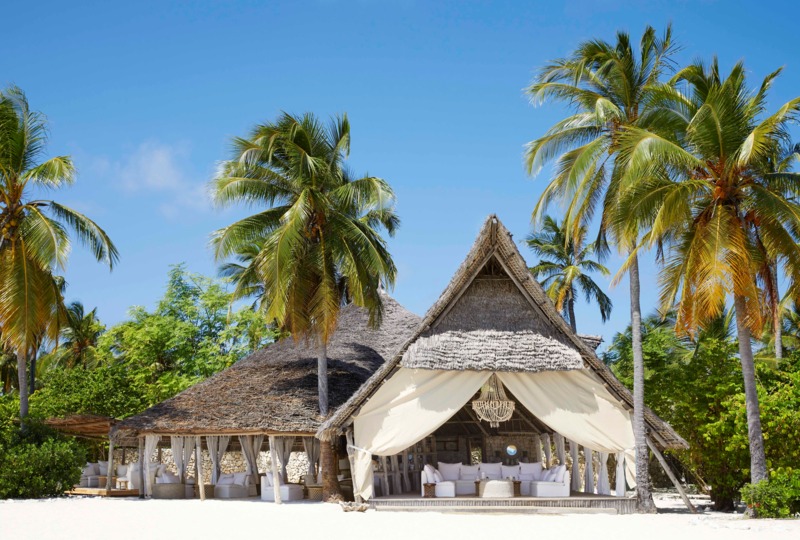 Tanzania, Fanjove Island, Laba Laba Beach VillaTanzania Fanjove Island, Laba Laba Main Area Bar Lounge