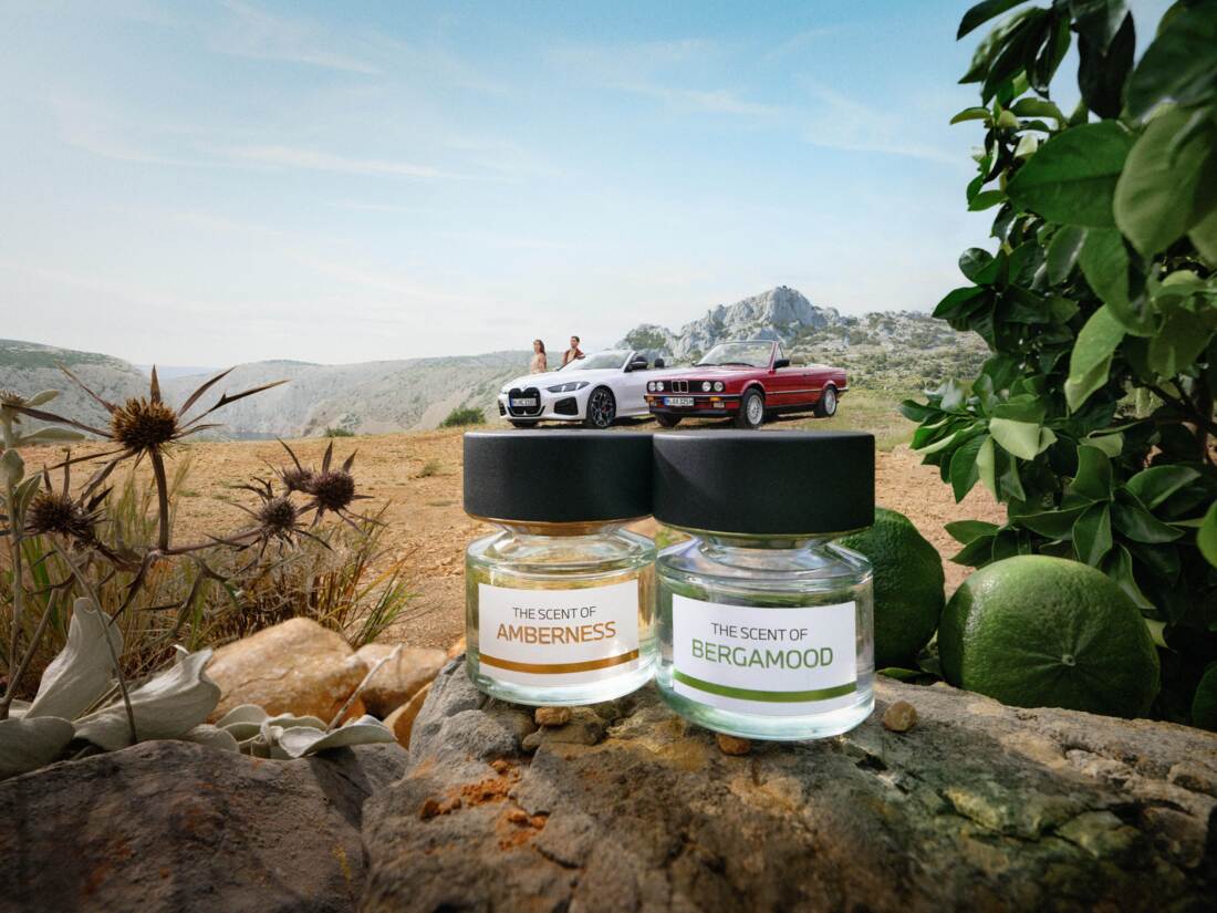 BMW lifestyleparfums: AMBERNESS en BERGAMOOD